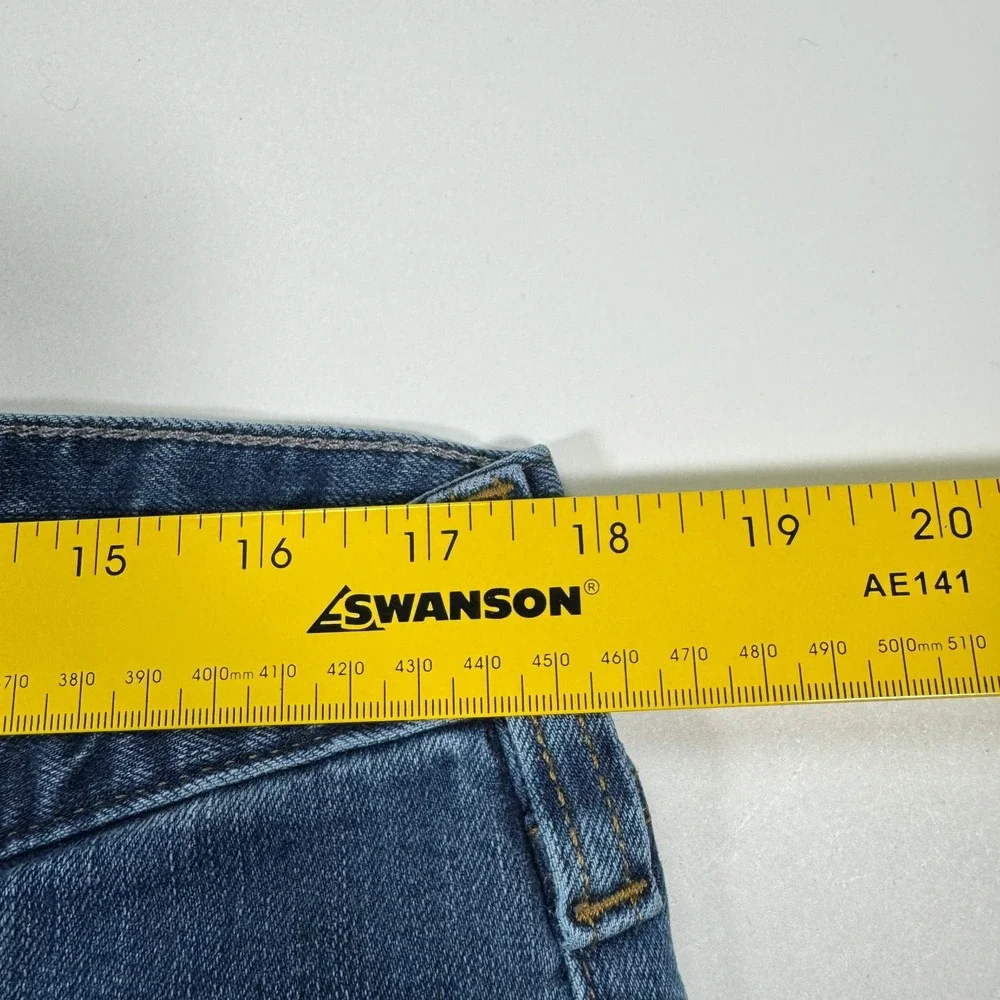 Carhartt Rugged Flex Straight Fit Jeans Mens 36x30 Blue Workwear Distressed